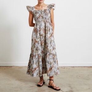 NWT Sea New York Animal Print Midi Dress